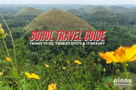BOHOL ITINERARY: 20 Best BOHOL TOURIST SPOTS and .